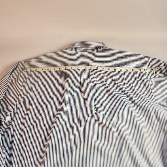 LL Bean Single Needle Tailoring Button Down Shirt Mens 18-35 - Picture 7 of 9